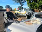 Trio preso por tráfico de crack após jogar tabletes pela janela em SP-225