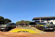 Três presos e 591 kg de cocaína apreendidos em tentativa de fuga em Campo Grande