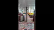 Turista mostra interior de navio com hantavírus e destaca limpeza
