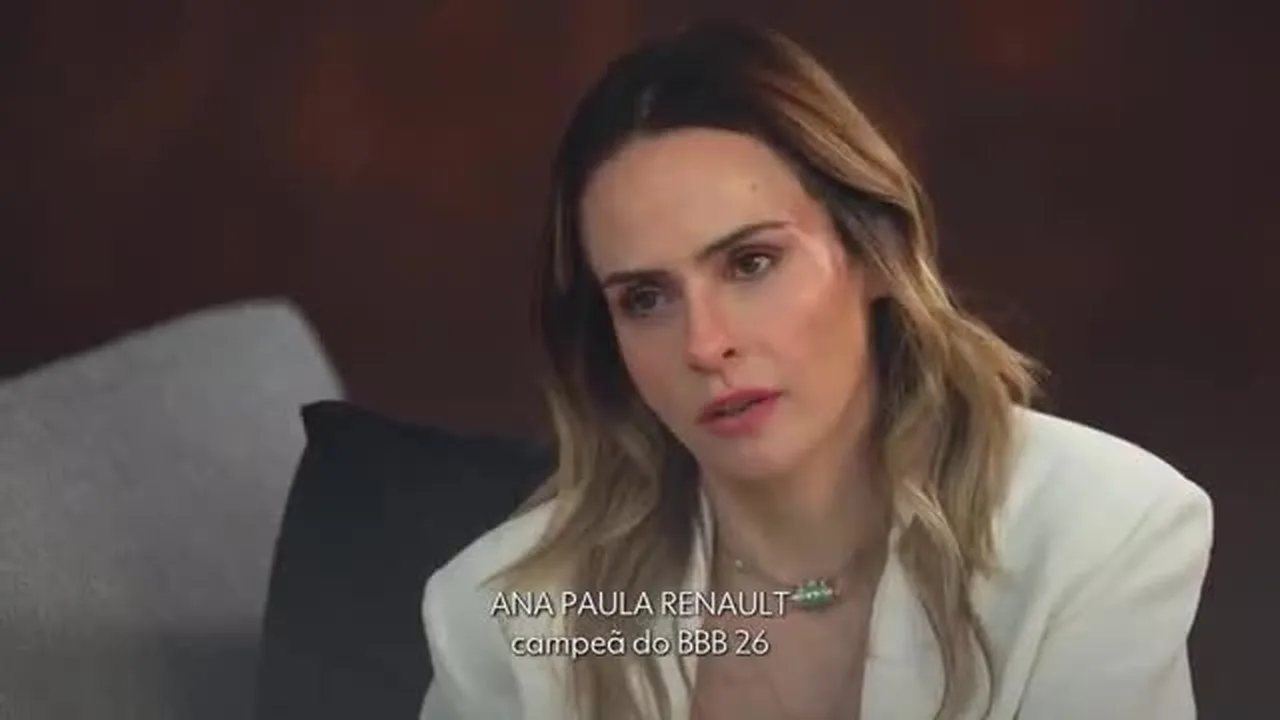 Ana Paula Renault relembra descoberta da morte do pai dois dias antes da final do BBB 26
