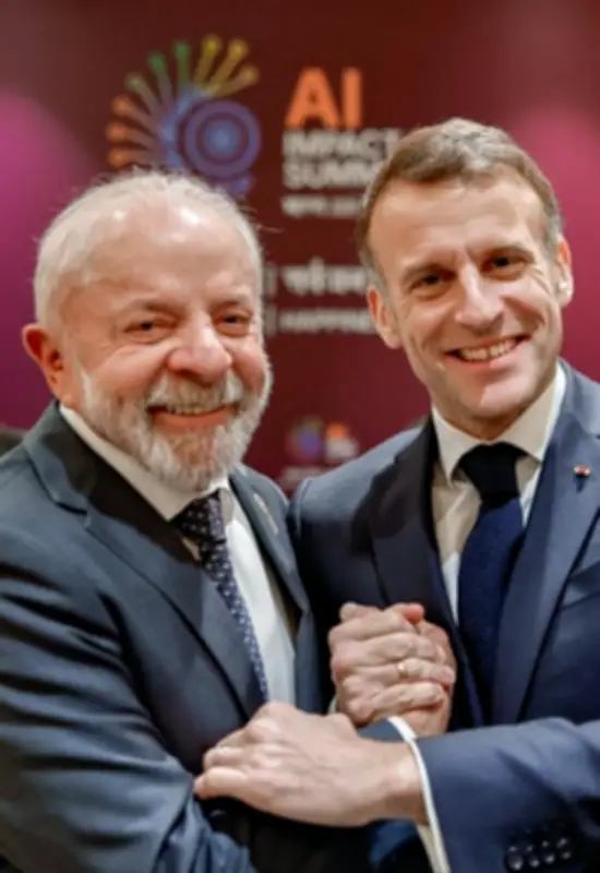 Lula se encontra com Macron na cúpula do G7 na França