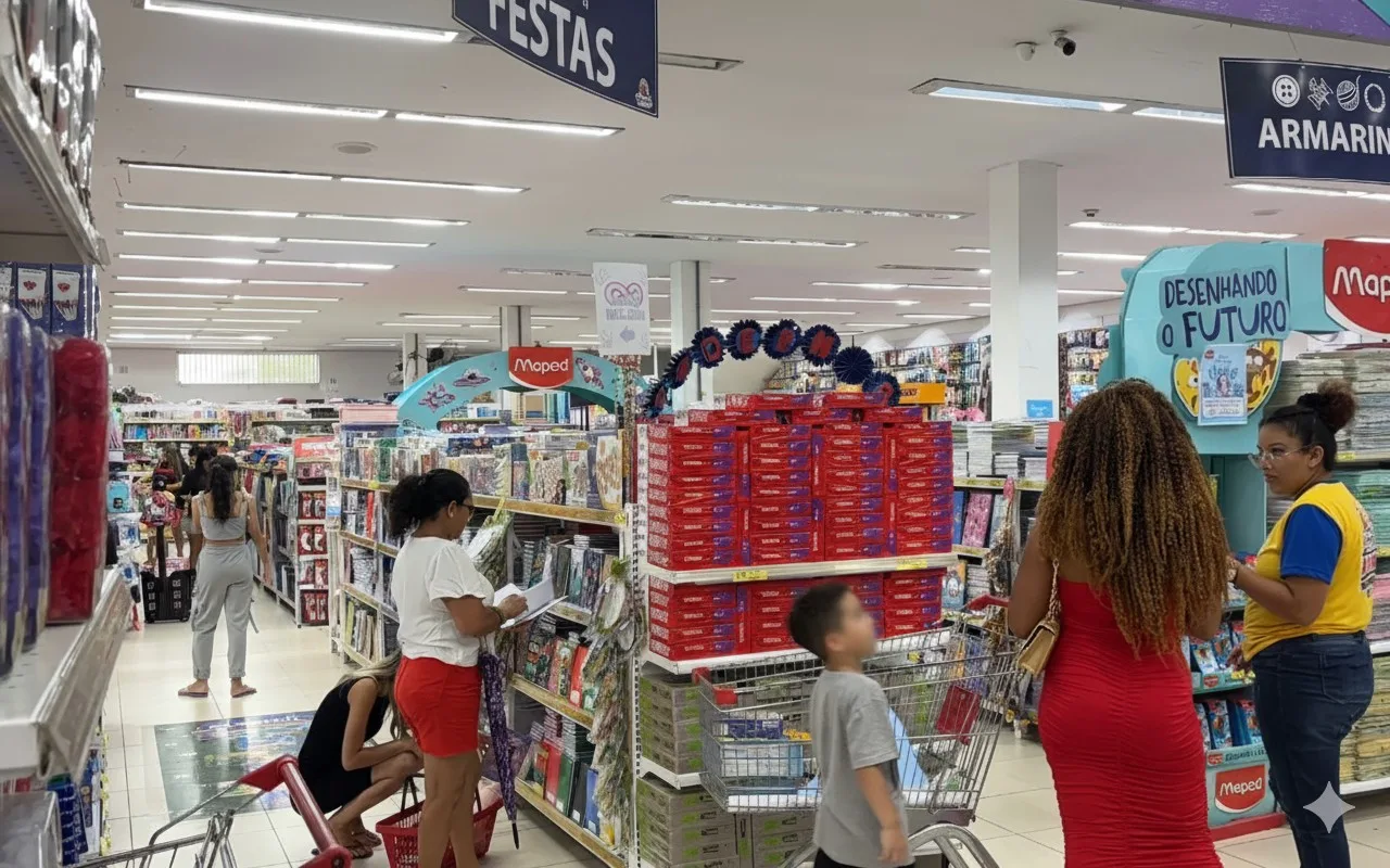 Passo a passo para montar mochila escolar completa gastando pouco
