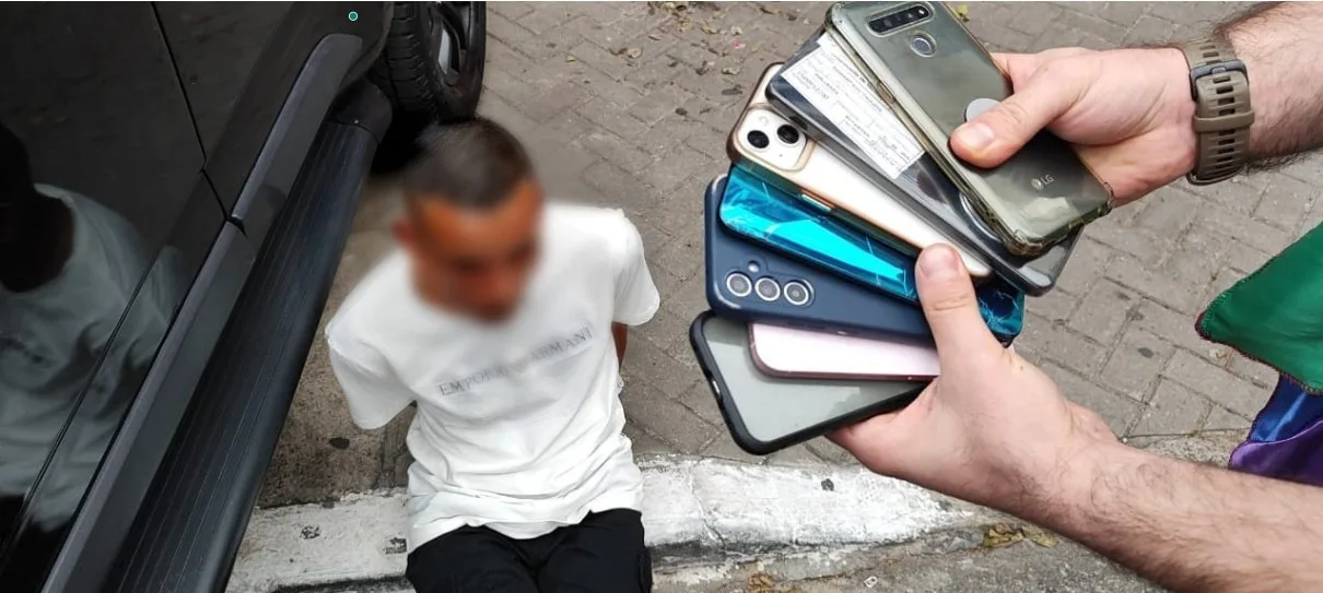 Operação na Parada LGBT+ prende 8 e recupera 24 celulares