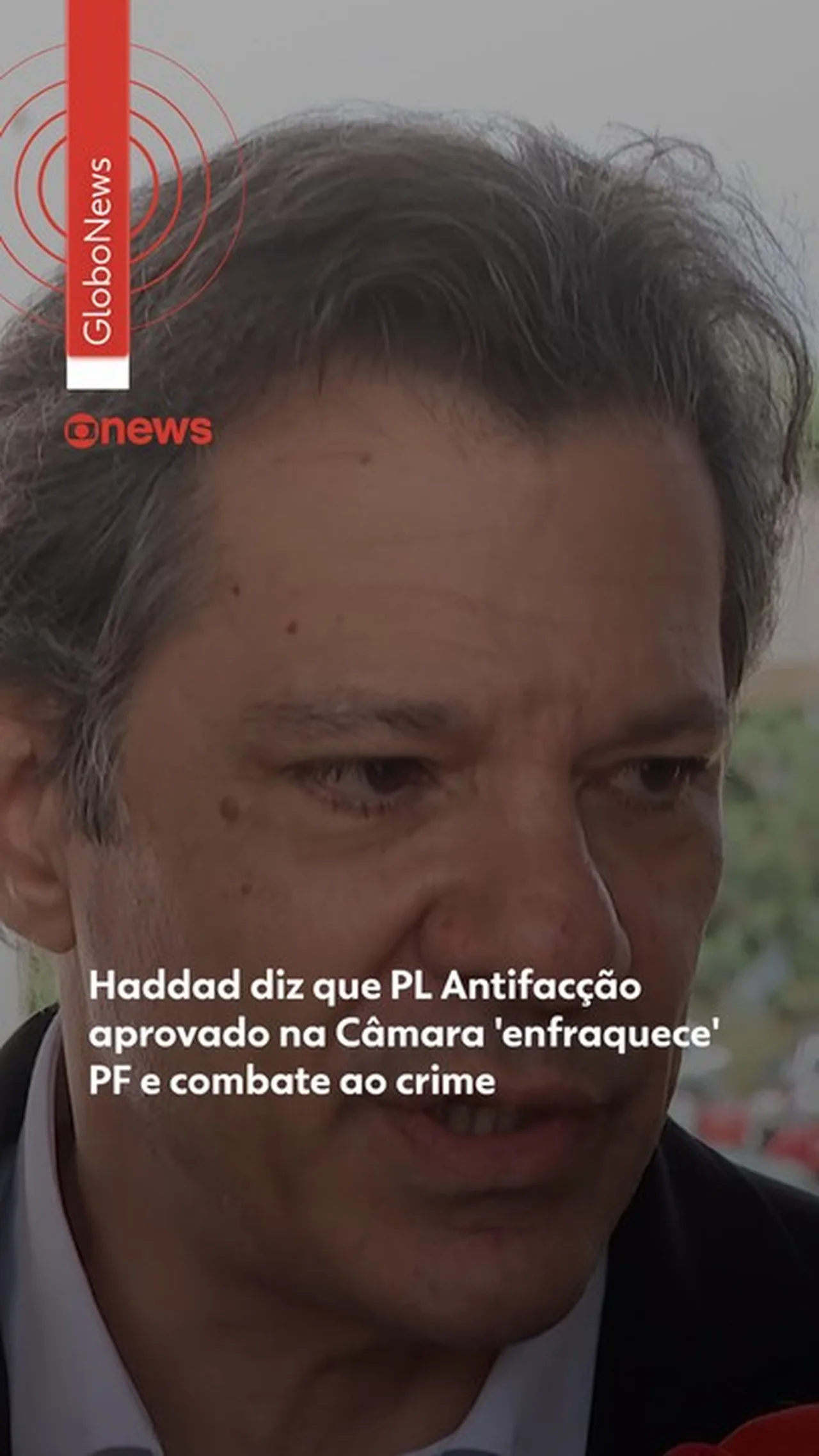 Haddad critica PL Antifacção aprovado na Câmara: 'asfixia' PF e Receita
