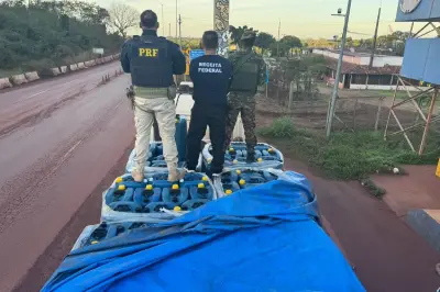 21 toneladas de acetato de etila apreendidas em Corumbá na fronteira com a Bolívia