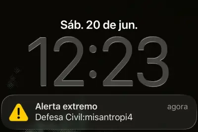 Alerta falso da Defesa Civil com 'misantropia' assusta moradores do DF