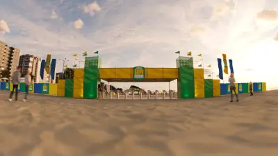 Arena Copacabana terá shows e transmissão gratuita da Copa do Mundo