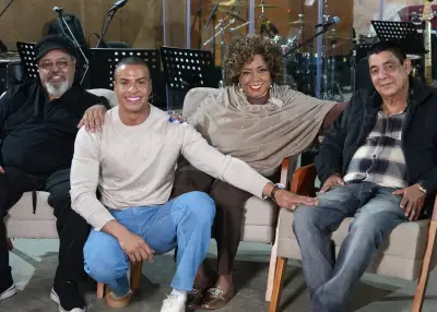 Bastidores da turnê de Jorge Aragão, Alcione e Zeca Pagodinho