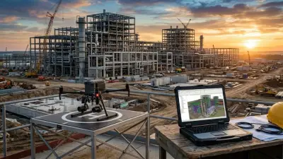 BIM, IA e drones transformam construção industrial no Brasil