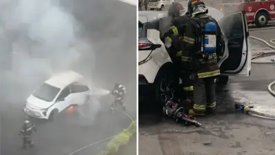 Bombeiros explicam combate a incêndio em carro elétrico após explosão em concessionária