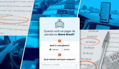 Calculadora do GLOBO simula veículos do Move Brasil por prestação
