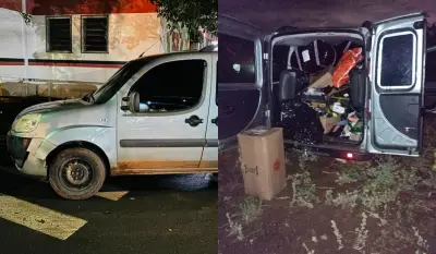 Carro de entregas furtado e recuperado em Limeira