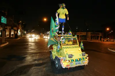Copa 2026: cuidado com multas ao decorar o carro para Brasil x Escócia