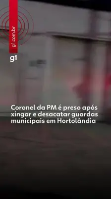 Coronel da PM preso por desacato e dano a viatura em Hortolândia