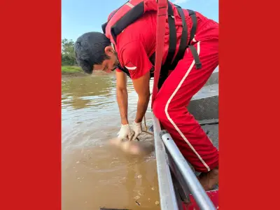 Corpo de homem é encontrado boiando no Rio Acre em Rio Branco