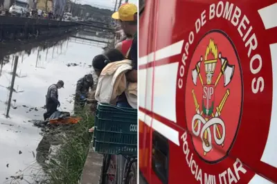 Corpo de homem encontrado em canal no bairro Anhanguera em Praia Grande