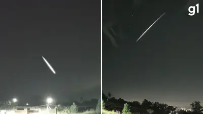 Dois meteoros fireball cruzam o céu do Rio Grande do Sul em um dia