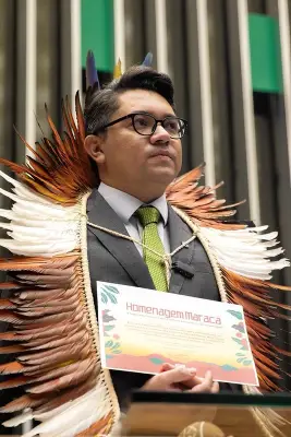 Eloy Terena defende direitos da natureza na Semana do Clima no Rio