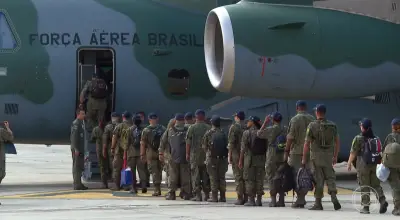 FAB envia hospital de campanha e 60 fuzileiros à Venezuela
