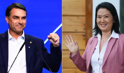 Flávio Bolsonaro parabeniza Keiko Fujimori por vitória no Peru