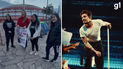 Fãs acampam por mais de uma semana para show de Luan Santana em Porto Alegre