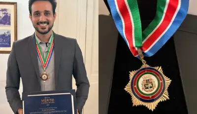 Gabriel Landim recebe Medalha de Mérito Legislativo em Juiz de Fora