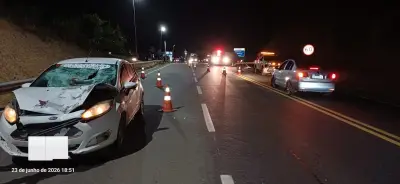 Homem de 44 anos morre atropelado na BR-381 em Governador Valadares