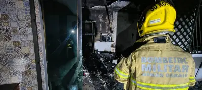 Incêndio em Juiz de Fora deixa homem com 100% do corpo queimado