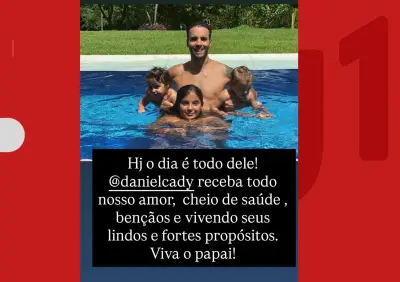 Ivete Sangalo homenageia ex-marido Daniel Cady em seu aniversário de 41 anos