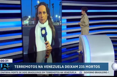 Jornal da Record supera SBT com cobertura de terremoto na Venezuela