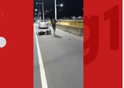 Jovem de 25 anos morre em acidente de moto na ponte Jorge Amado, em Ilhéus