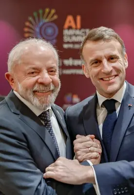 Lula se encontra com Macron na cúpula do G7 na França