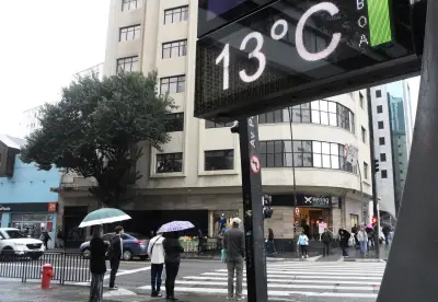 Massa de ar polar faz 5 capitais baterem recorde de frio em 2026
