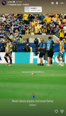 Matheus Cunha provoca Japão após empate: 'agora vocês sabem um pouco mais sobre nós'
