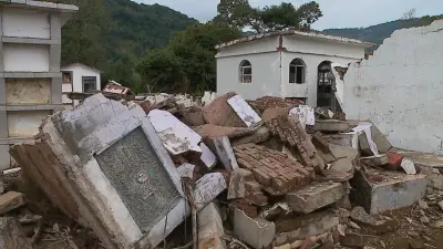 Moradora doa terreno para novo cemitério em Muçum após enchente