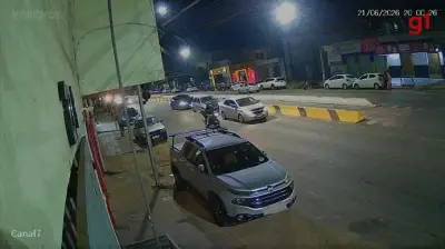 Motociclista é arremessado após batidas em Governador Valadares