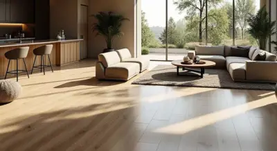 Porcelanatos amadeirados e vinílicos: tendência de inverno para casas acolhedoras
