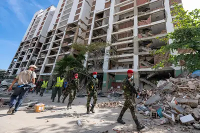 Protesto obriga militares a resgatar vítimas de terremotos na Venezuela