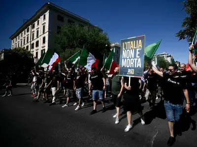 Protestos em Roma marcam novo pacto migratório da UE