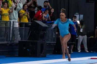 Rebeca Andrade conquista ouro no salto do Pan-Americano de Ginástica
