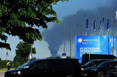Rússia intercepta 25 drones perto de São Petersburgo durante fórum