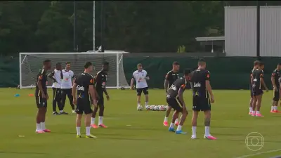 Seleção Brasileira faz primeiro treino nos EUA e torcedores já colorem as ruas