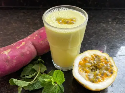 Suco de batata-doce com maracujá: benefícios e receita