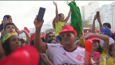 Torcida brasileira sem fronteiras: apoio global à Seleção contra o Japão