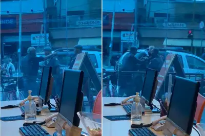 Vídeo mostra homem levando tapa de PM após discussão em Guarujá
