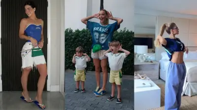 WAGs da Seleção Brasileira apostam em looks frescos para jogo em Miami