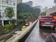 Acidente com caminhão em Botafogo: trânsito na Zona Sul tem desvios