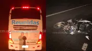 Acidente com moto, carro e ônibus deixa dois feridos em Guarantã (SP)