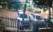 Acidente em Taquaruçu: câmera flagra caminhão em alta velocidade; 1 morto e 2 feridos