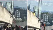 Acidente entre bicicletas deixa dois feridos na Terceira Ponte, ES
